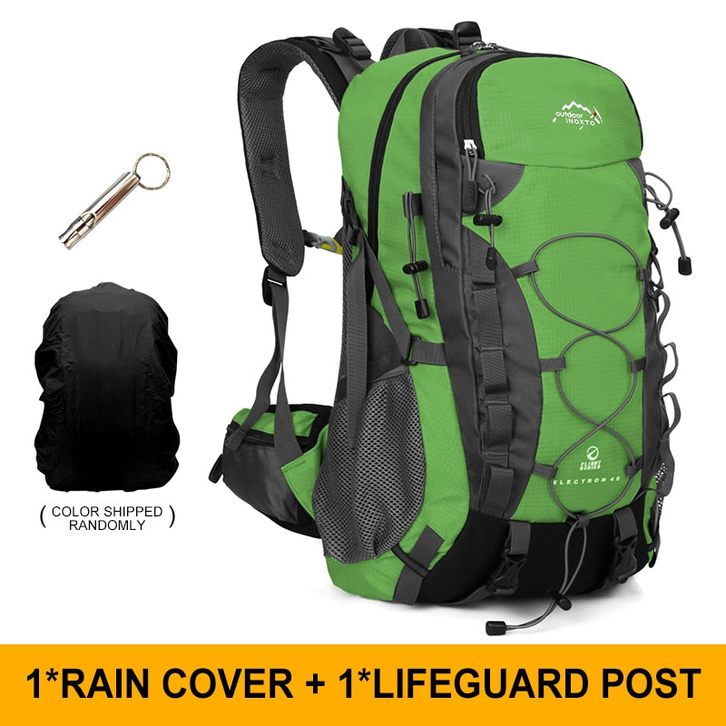 Sturdy 40L Backpack For Hiking, Trekking, Backpacking, Mountaineering, Travel - Spacious, Ergonomic Structure