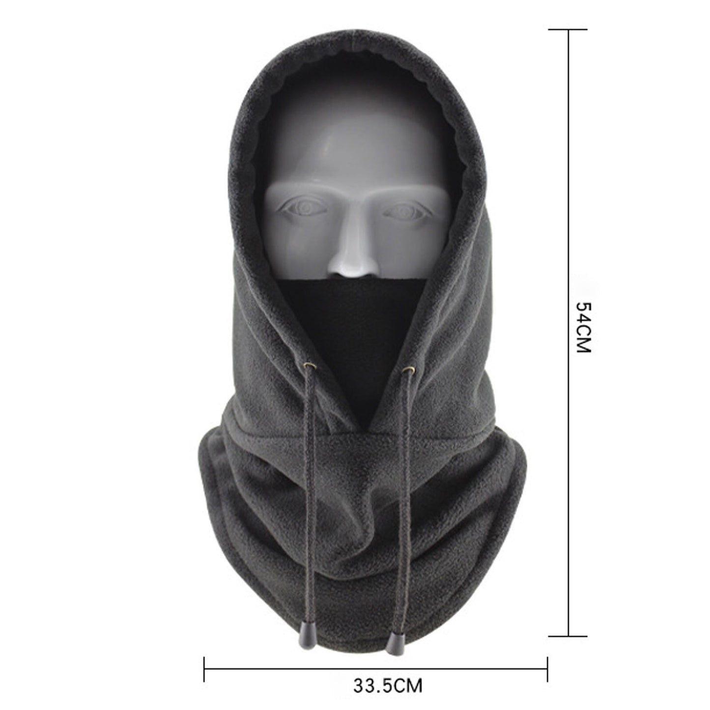 Plush Fleece Balaclava Warm Winter Headgear Windproof & Face Mask For Hiking Cycling Trekking Skiing, Cold Weather Sports Gear