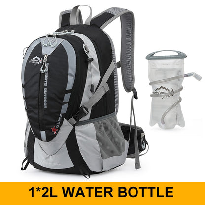 Hiking Backpack 25L Mountaineering Rucksack Ergonomic With 2L Water Hydration System