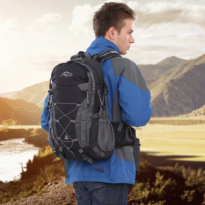 Sturdy 40L Backpack For Hiking, Trekking, Backpacking, Mountaineering, Travel - Spacious, Ergonomic Structure