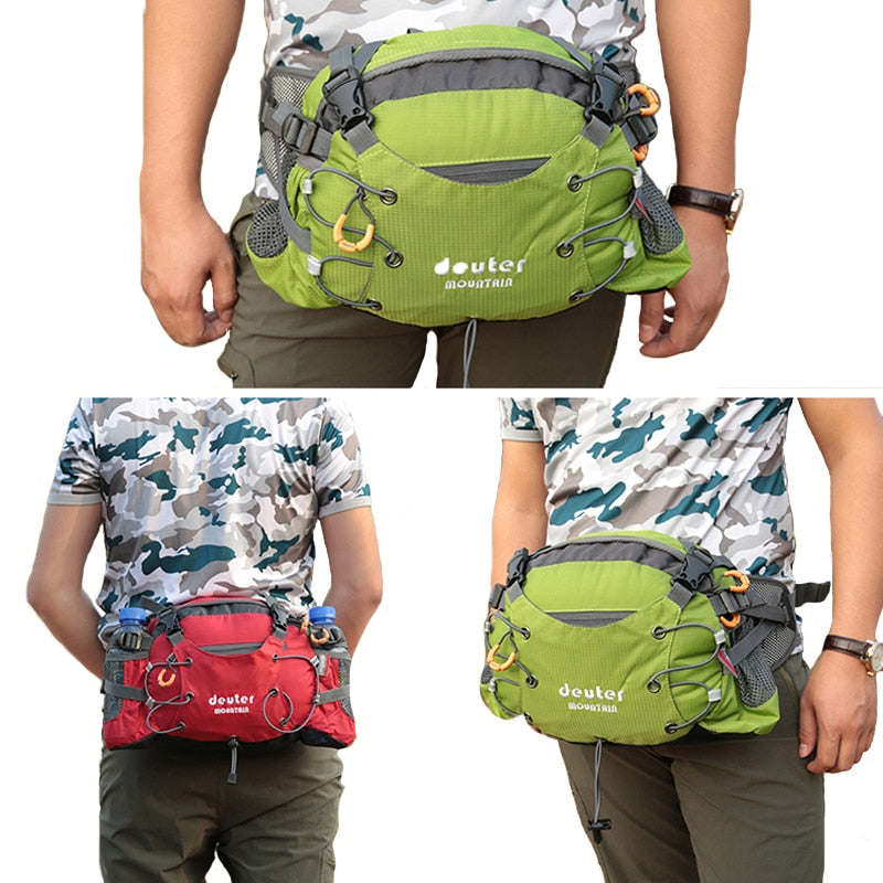 Multi-Pocket Waist Bag Chest Pack For Hiking Backpacking Trekking Running Climbing Accessories Outdoor Sports Travel Bag