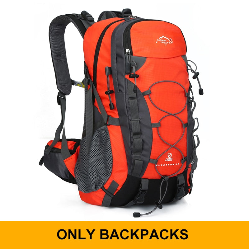 Sturdy 40L Backpack For Hiking, Trekking, Backpacking, Mountaineering, Travel - Spacious, Ergonomic Structure