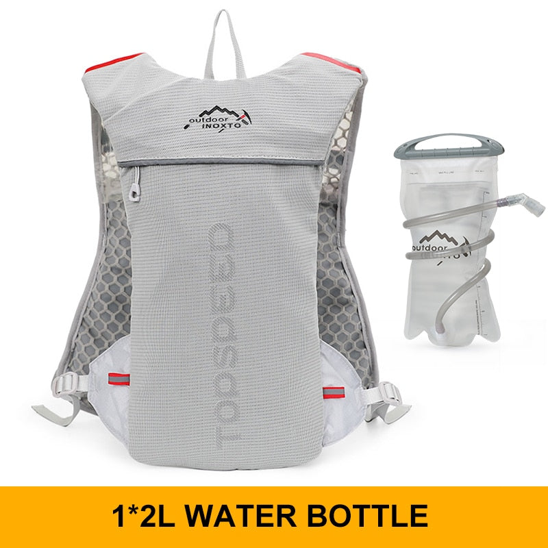 Ultralight Trail Running 5L Backpack Hydration Vest For Running, Hiking, Cycling, Multi-Compartments With Optional 1.5/2L Bladder Bag