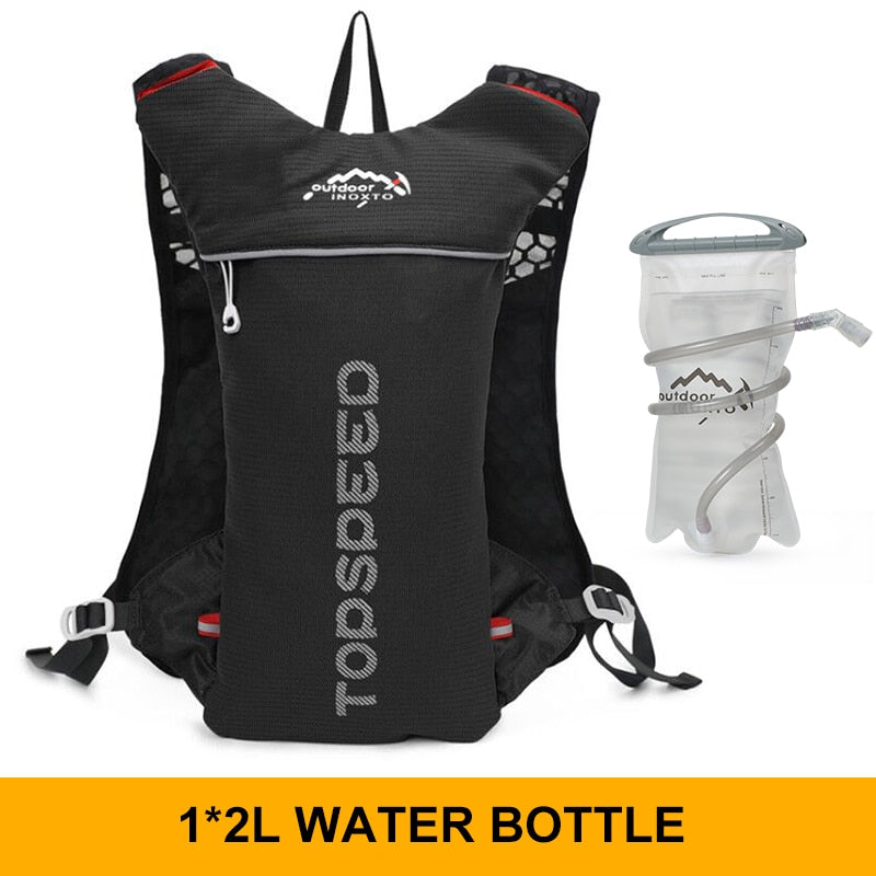 Ultralight Trail Running 5L Backpack Hydration Vest For Running, Hiking, Cycling, Multi-Compartments With Optional 1.5/2L Bladder Bag