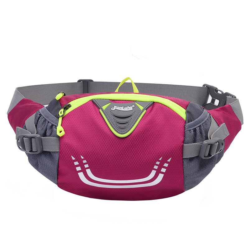 Expandable Hiking Waist Bag Fanny Pack Multi-Purpose Outdoor Belt Pouch Waist Pack For Cycling Running Fishing Gym Sport Fitness With Water Bottle Pocket