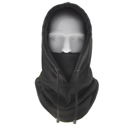 Plush Fleece Balaclava Warm Winter Headgear Windproof & Face Mask For Hiking Cycling Trekking Skiing, Cold Weather Sports Gear