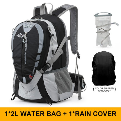 Hiking Backpack 25L Mountaineering Rucksack Ergonomic With 2L Water Hydration System