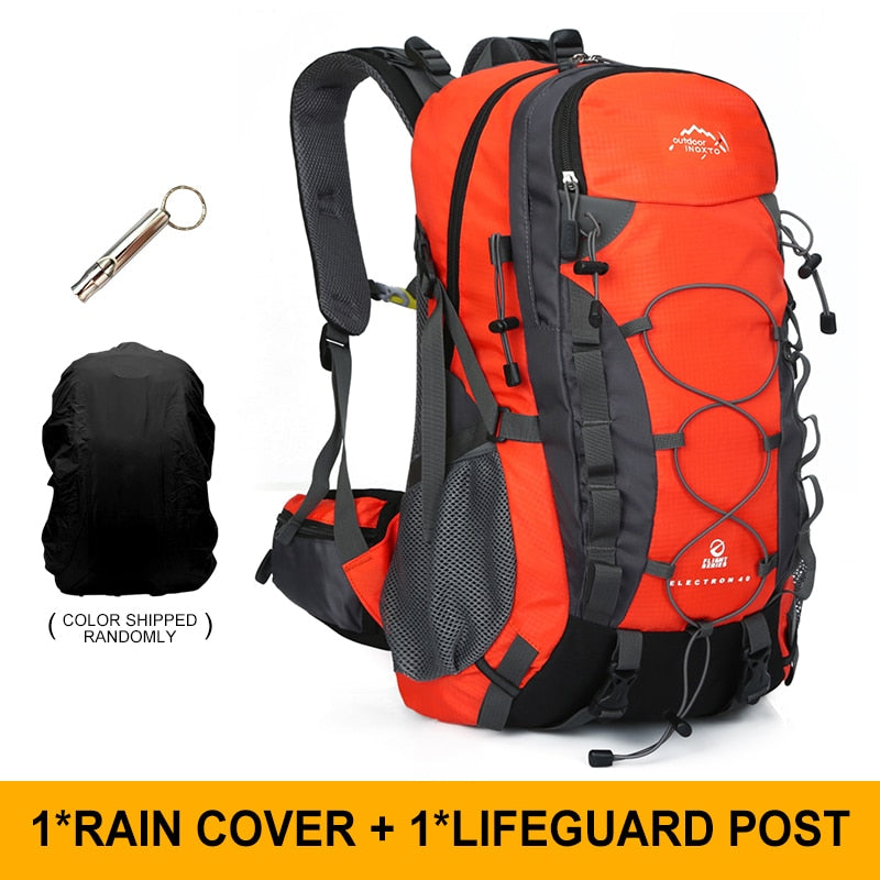 Sturdy 40L Backpack For Hiking, Trekking, Backpacking, Mountaineering, Travel - Spacious, Ergonomic Structure