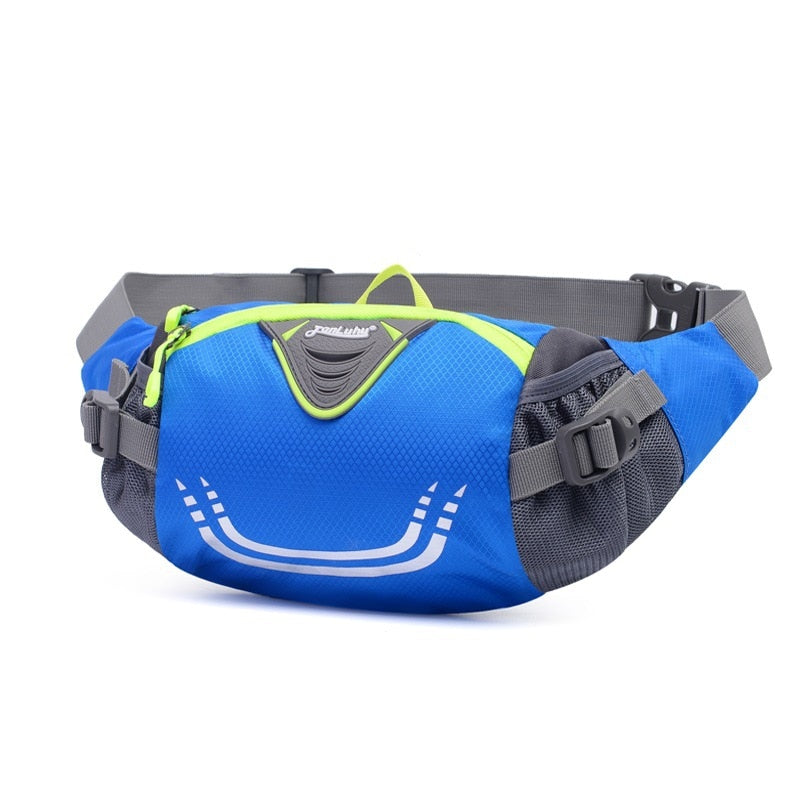 Expandable Hiking Waist Bag Fanny Pack Multi-Purpose Outdoor Belt Pouch Waist Pack For Cycling Running Fishing Gym Sport Fitness With Water Bottle Pocket