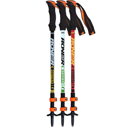 Ultralight Adjustable Telescopic Carbon Fiber Trekking Poles Lightweight Walking Sticks for Hiking Backpacking Mountain Climbing