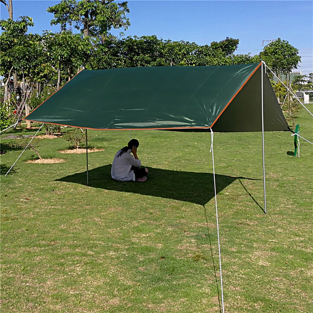 Large Ultralight Awning Sun Shade Camping Tarp For Hiking Trekking Backpacking - Waterproof and UV Protection