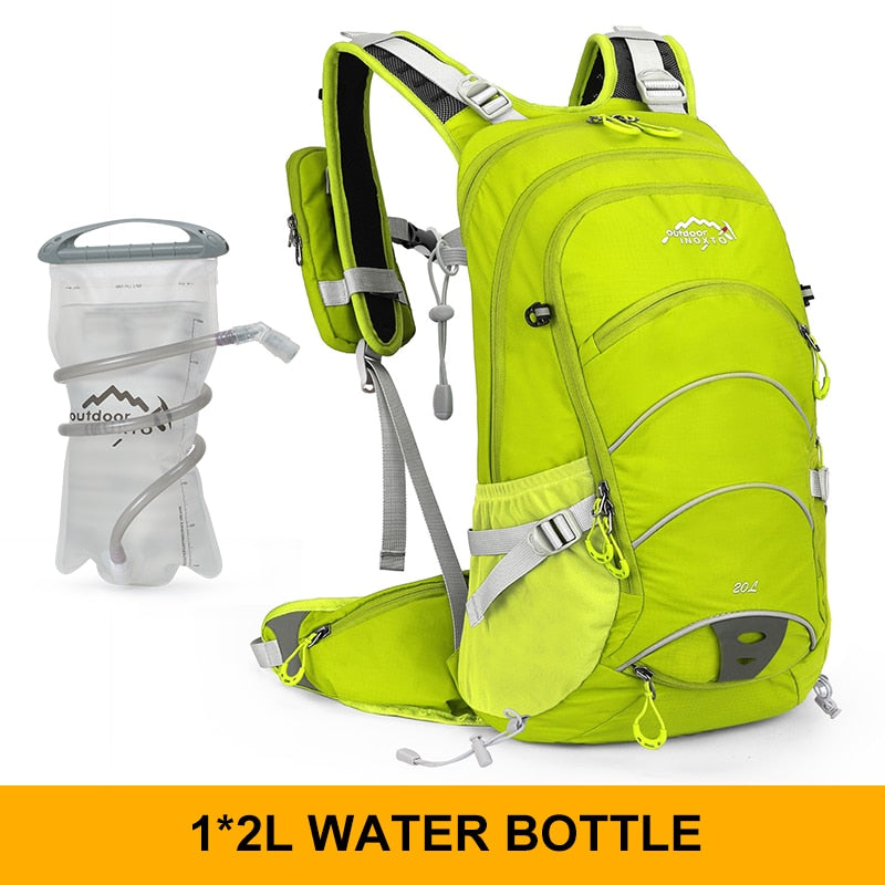 Mountaineering Hiking Running Backpack 20L Waterproof Hiking Rucksack Optional Hydration