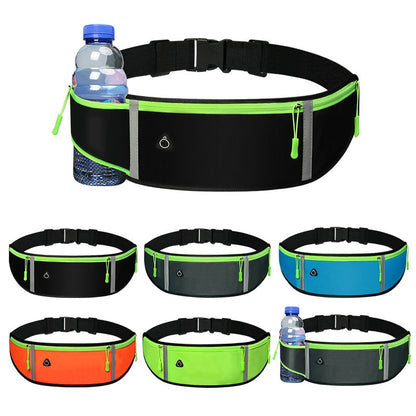 Trail Running Hiking Waist Bag with Phone and Water Holder - Sports Travel Fanny Pack for Women and Men Waist Packs Hiking Accessories