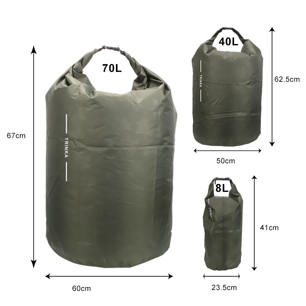 Waterproof Dry Sack For Paddleboards Kayaking Canoeing Outdoor Boating Activities Storage Hermetically Sealed Travel Bags