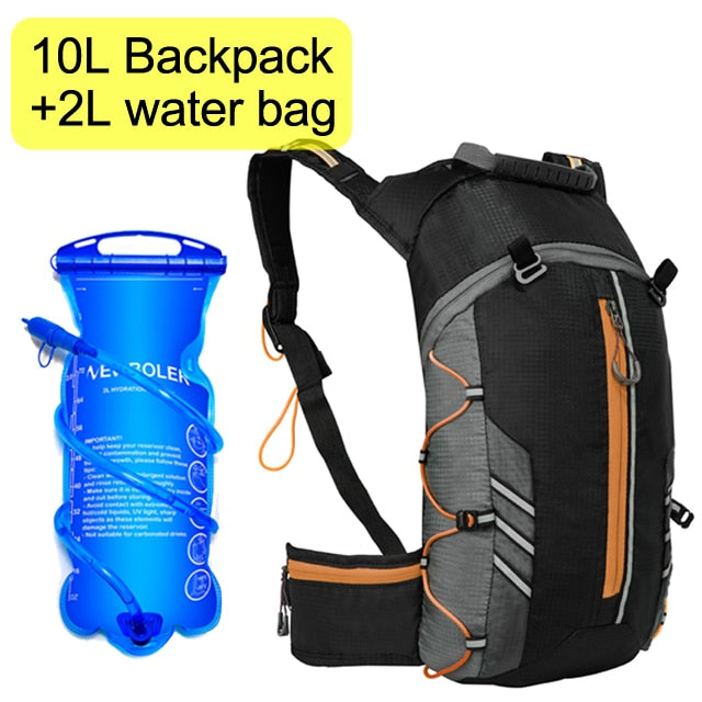 Ultralight Rainproof Trail Running Hydration Backpack For Running, Climbing, Cycling 10/15/20L Outdoor Sports Backpack