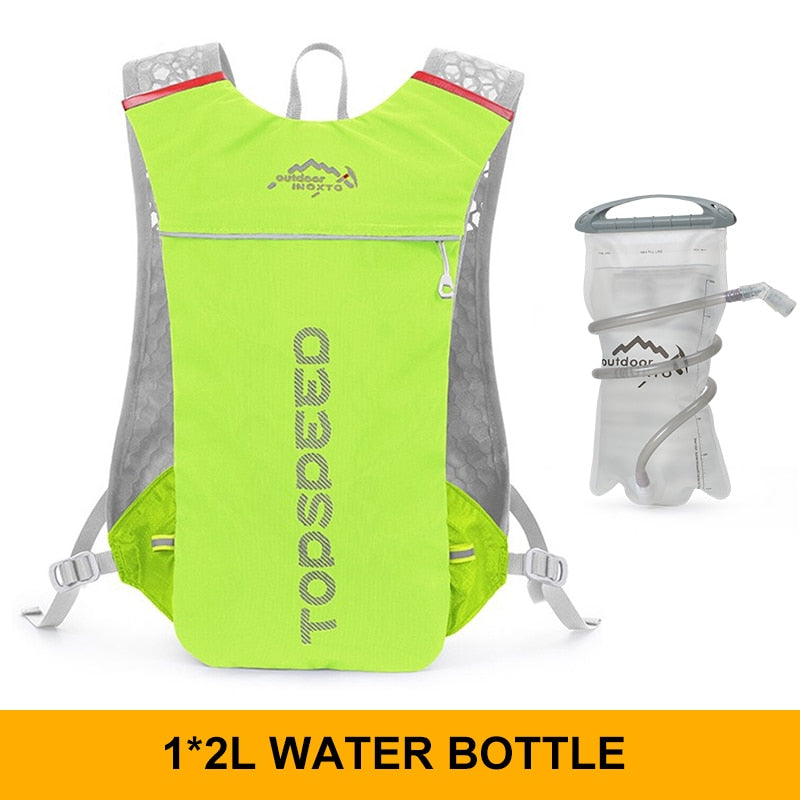 Ultralight Trail Running 5L Backpack Hydration Vest For Running, Hiking, Cycling, Multi-Compartments With Optional 1.5/2L Bladder Bag