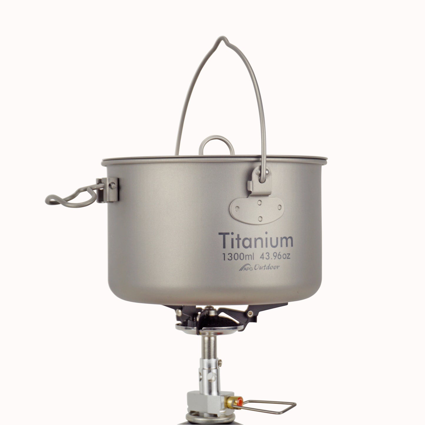 Ultra Light 1300ML Titanium Hanging Pot: A Durable and Versatile Pot for Your Outdoor Cooking Needs