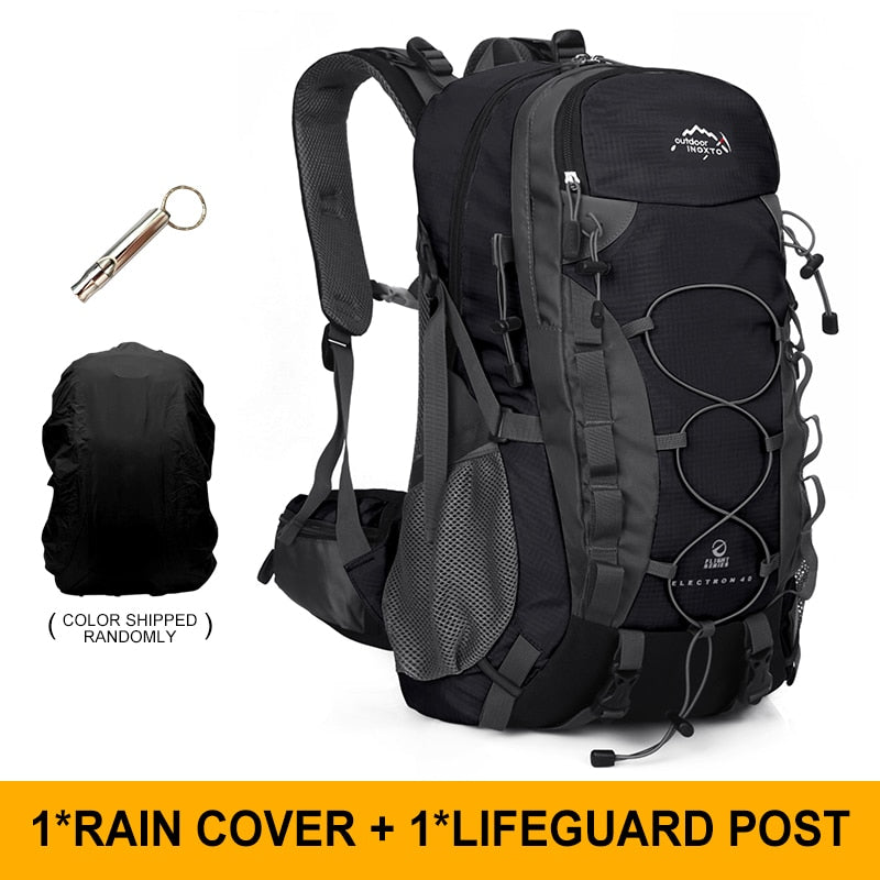 Sturdy 40L Backpack For Hiking, Trekking, Backpacking, Mountaineering, Travel - Spacious, Ergonomic Structure