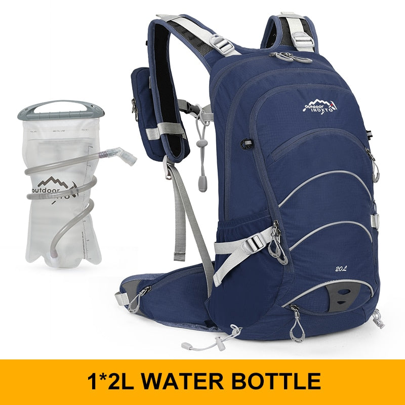 Mountaineering Hiking Running Backpack 20L Waterproof Hiking Rucksack Optional Hydration