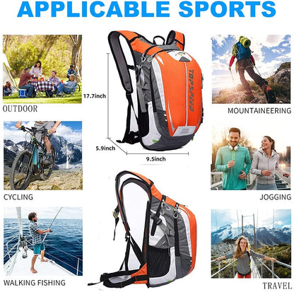 Ultralight 18L Adventure Sports Backpack for Climbing Hiking, Running Cycling, Hydration Option