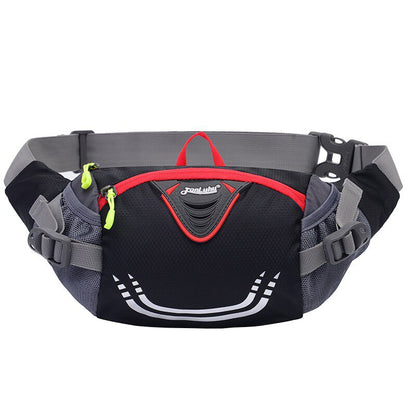 Expandable Hiking Waist Bag Fanny Pack Multi-Purpose Outdoor Belt Pouch Waist Pack For Cycling Running Fishing Gym Sport Fitness With Water Bottle Pocket