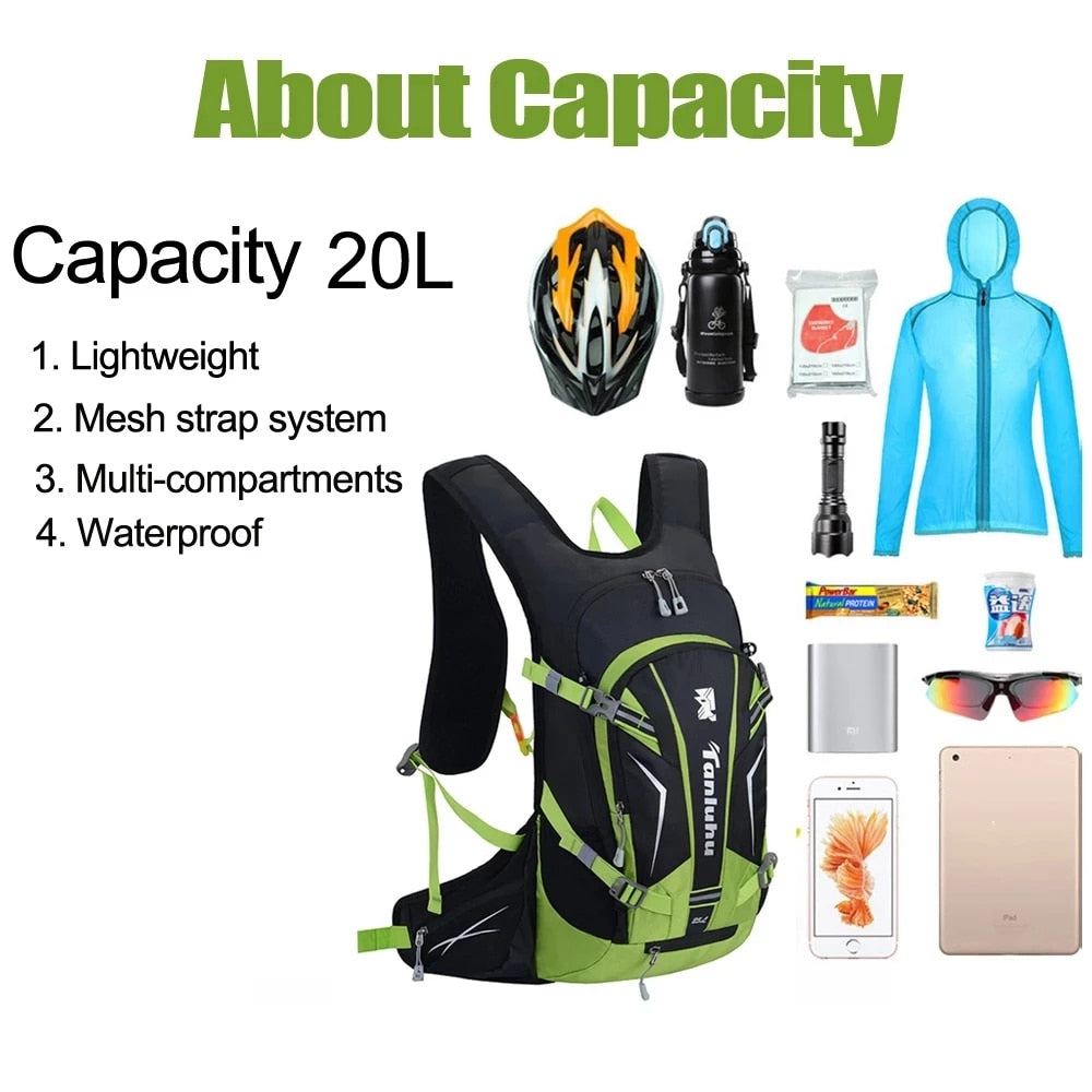 Ultralight Rainproof Trail Running Hydration Backpack For Running, Climbing, Cycling 10/15/20L Outdoor Sports Backpack