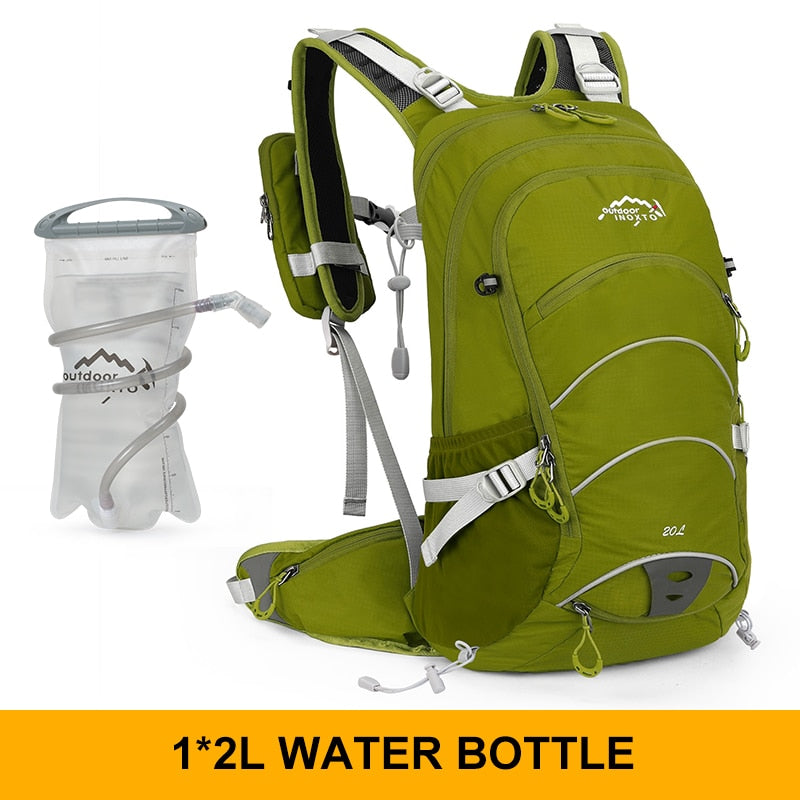 Mountaineering Hiking Running Backpack 20L Waterproof Hiking Rucksack Optional Hydration