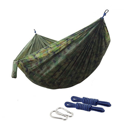 Lightweight Portable 270x140cm Parachute Nylon Hammock for Backpacking, Travel, Beach, Backyard, Hiking