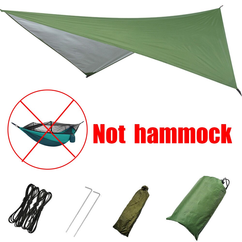 Mosquito Net Hammock Tent With Quick Zip Opening And Waterproof Canopy Awning Set Portable Pop-Up Sleeping For Camping & Hiking