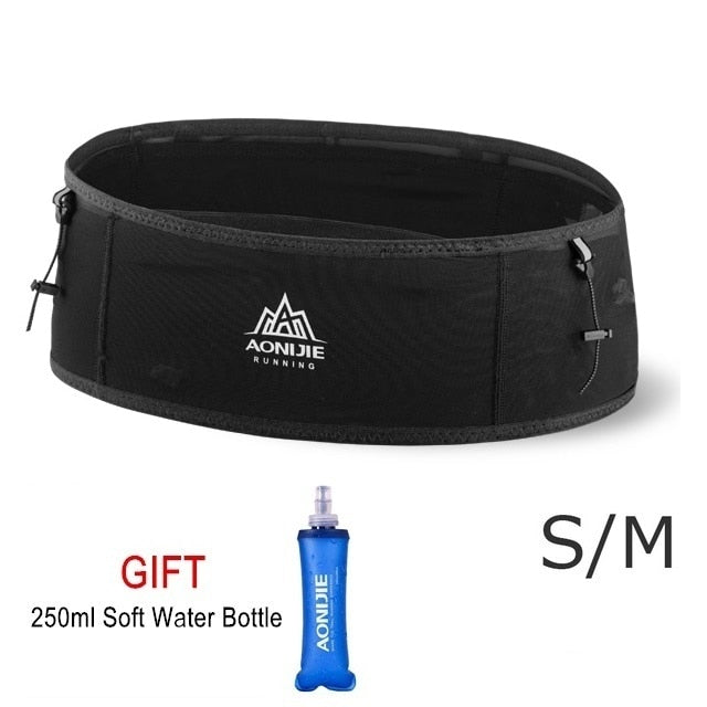 Ultra Slim Running Waist Bag For Men Women Ultralight Multi-Compartment Trail Running Belt Hydration Waist Pack Phone Holder