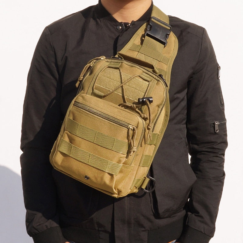 Military Tactical Shoulder Bag For Hiking Climbing Bags Outdoor Sports Fishing Molle Bag