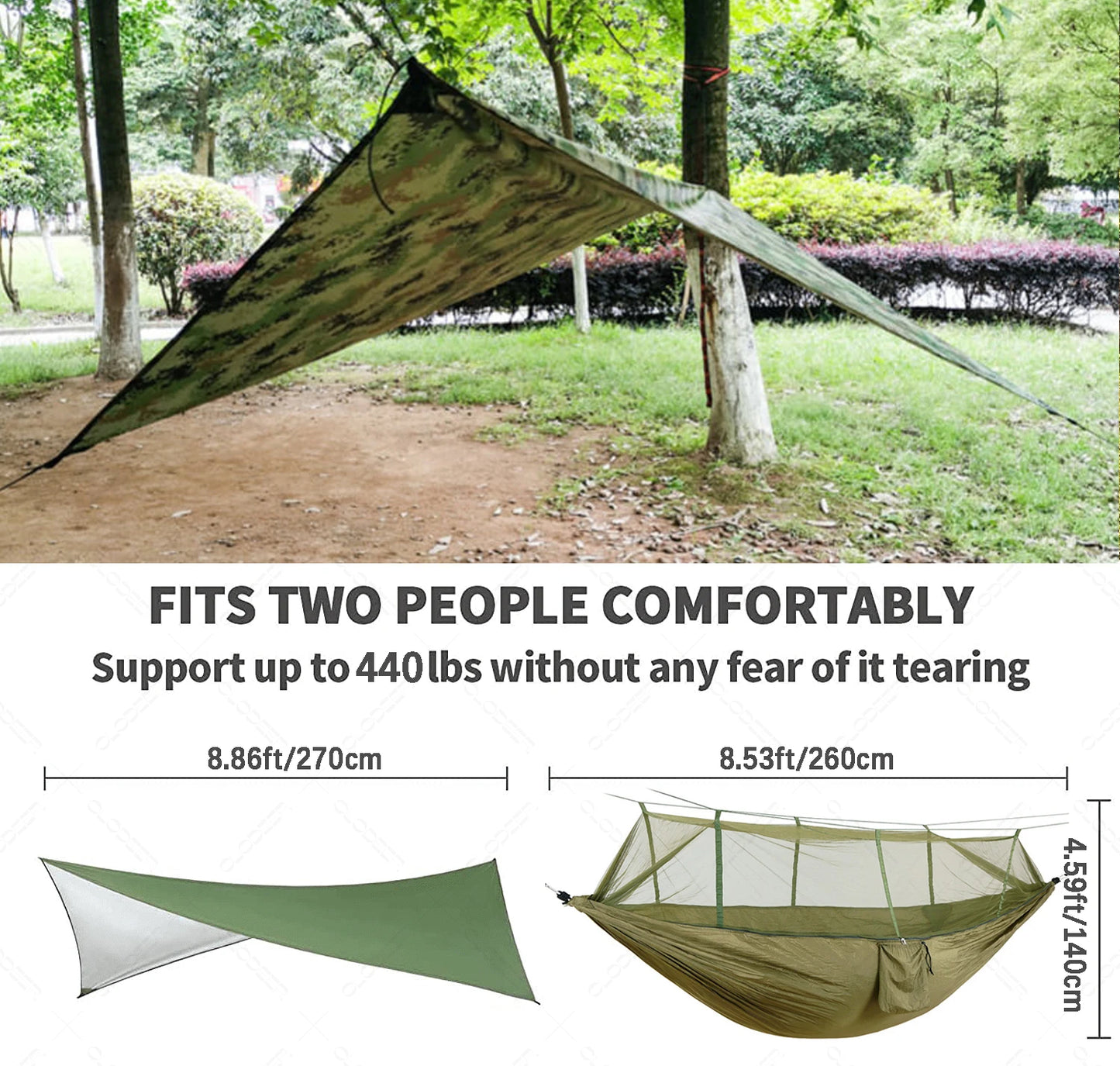 Ultimate Adventure Hammock: Bug-Proof, Waterproof, and Ultra-Light!