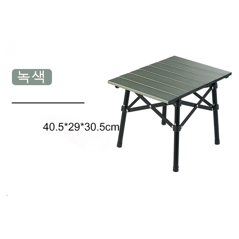 Lightweight Folding Aluminum Camp Table Outdoor Portable Camping Barbecue Picnic Table