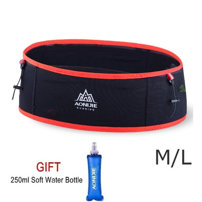 Ultra Slim Running Waist Bag For Men Women Ultralight Multi-Compartment Trail Running Belt Hydration Waist Pack Phone Holder