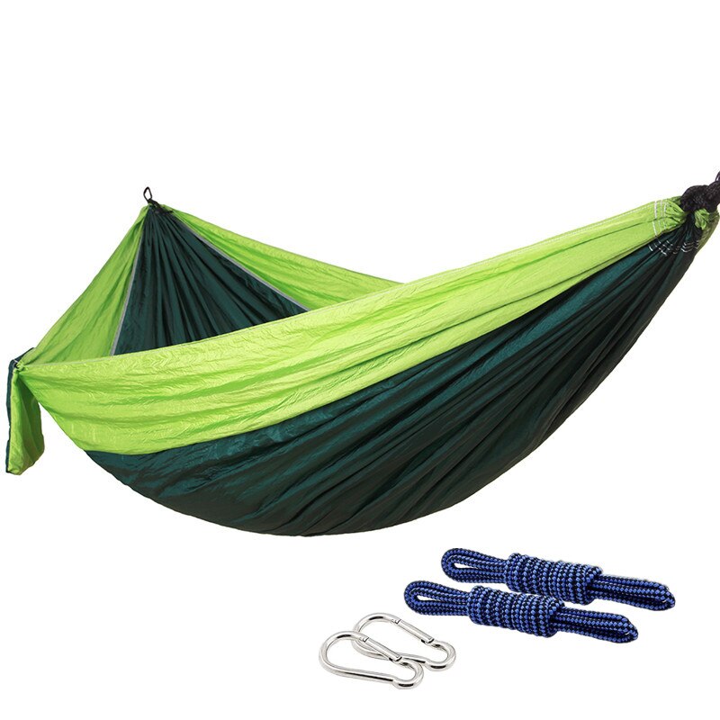 Lightweight Portable 270x140cm Parachute Nylon Hammock for Backpacking, Travel, Beach, Backyard, Hiking