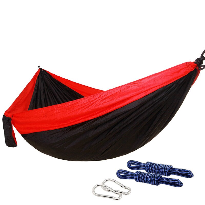 Lightweight Portable 270x140cm Parachute Nylon Hammock for Backpacking, Travel, Beach, Backyard, Hiking