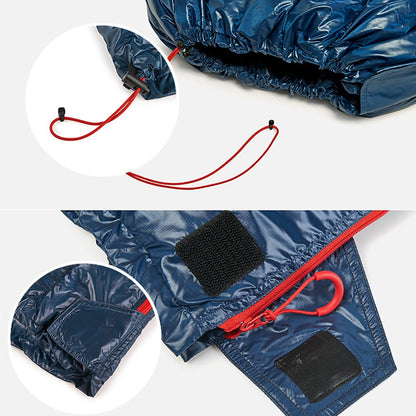 Portable Ultralight Goose Down Envelope Sleeping Bag with Waterproof Nylon Fabric for Camping, Hiking, Outdoor Traveling