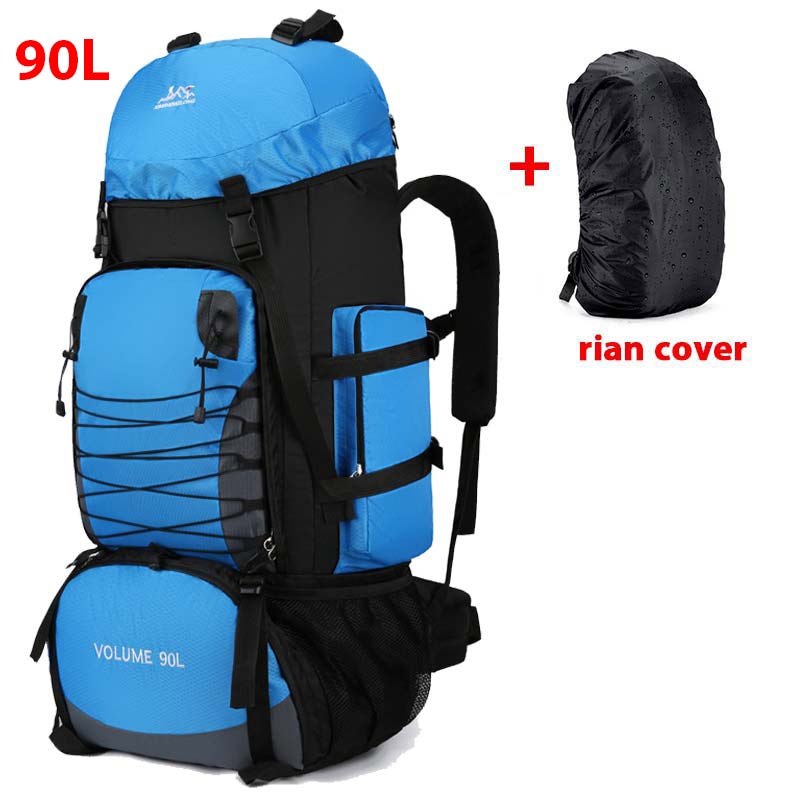 Large Capacity 80-90L Backpack For Trekking Hiking Camping Unisex Versatile Travel Rucksack