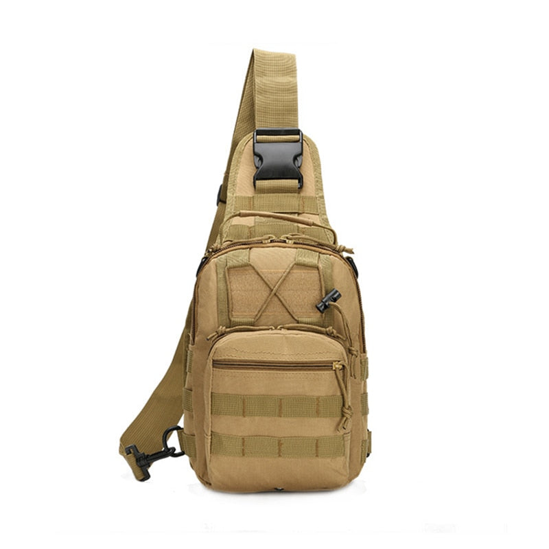 Unisex Tactical Shoulder Bag Backpack For Outdoor Sports Fishing Camping Travel Trekking