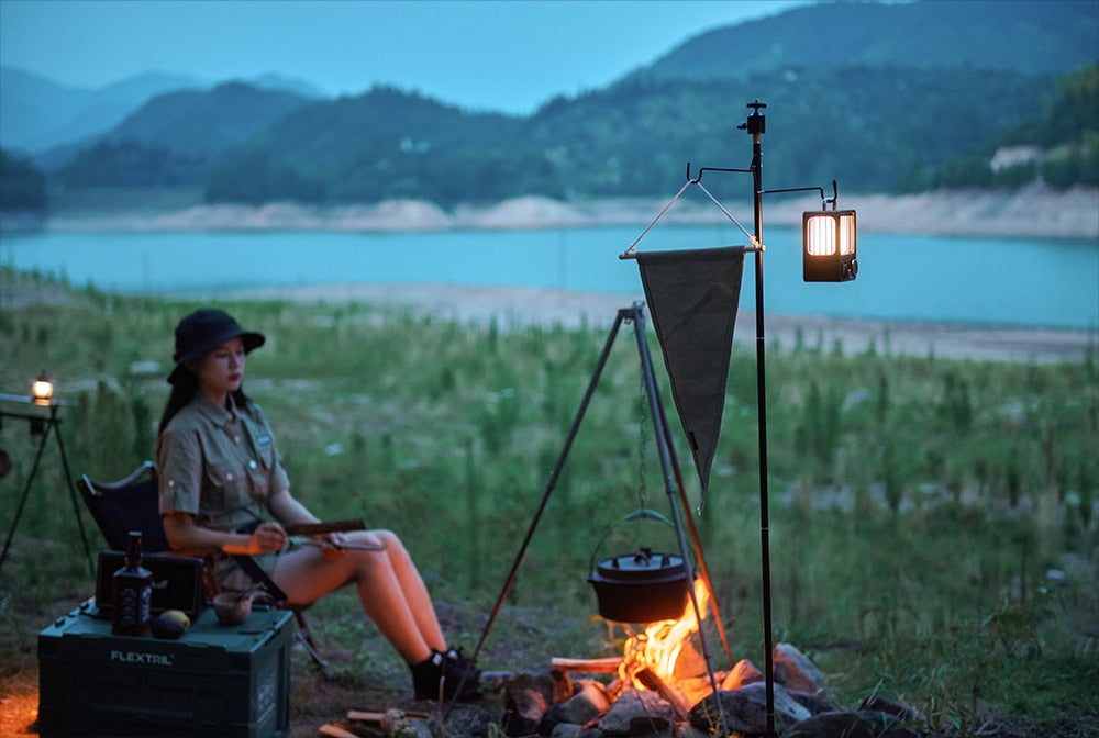 Retro Outdoor Camping Lamp Portable Villa Lantern - Waterproof, Rechargeable and Bright - Vintage Style with Modern Features