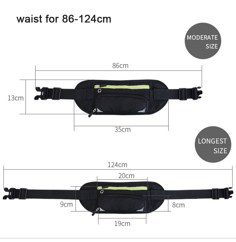 Trail Running Fanny Pack Belt Bag Waist Bag for Women & Men Belt Bag Phone Pack Hydration Waist Pack For Running Hiking