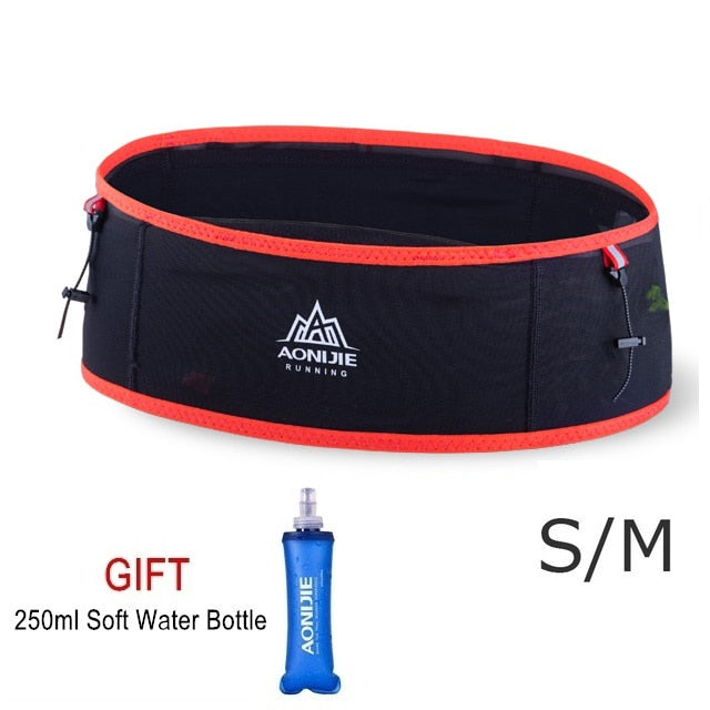 Ultra Slim Running Waist Bag For Men Women Ultralight Multi-Compartment Trail Running Belt Hydration Waist Pack Phone Holder