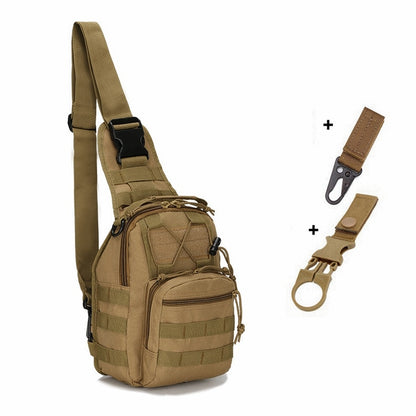 Unisex Tactical Shoulder Bag Backpack For Outdoor Sports Fishing Camping Travel Trekking