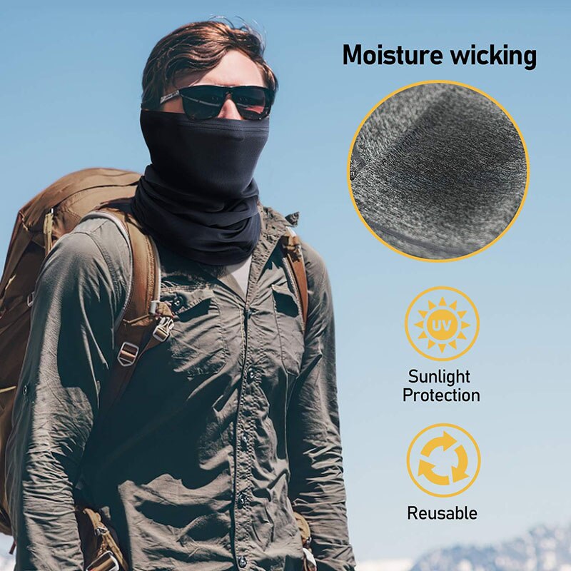 Fishing Headband Bandana UV Sun Protection Bandana For Cycling Hiking Face Head Dust Windproof Gaiter for Men Women's Headband