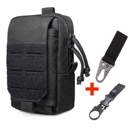 Tactical Molle Pouch Mobile Phone Waist Bag EDC Tool Travel Pack Outdoor Working Tools Holder