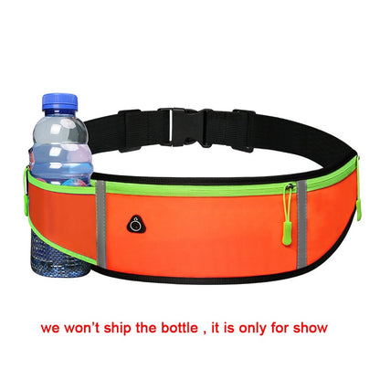 Trail Running Hiking Waist Bag with Phone and Water Holder - Sports Travel Fanny Pack for Women and Men Waist Packs Hiking Accessories