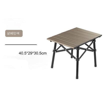 Lightweight Folding Aluminum Camp Table Outdoor Portable Camping Barbecue Picnic Table