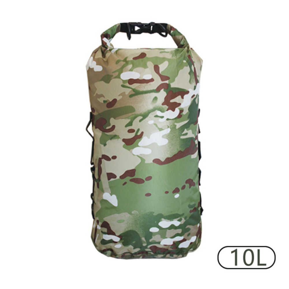 Camouflage Waterproof Stuff Sack Backpack Portable Outdoor Travel Adventure Bag For Paddle Boarding Rafting Dry Bag 3L - 35L