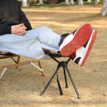 Portable Folding Camping Footrest Stool: A Comfortable & Convenient Stool for Hiking, Fishing & Outdoor Leisure Activities