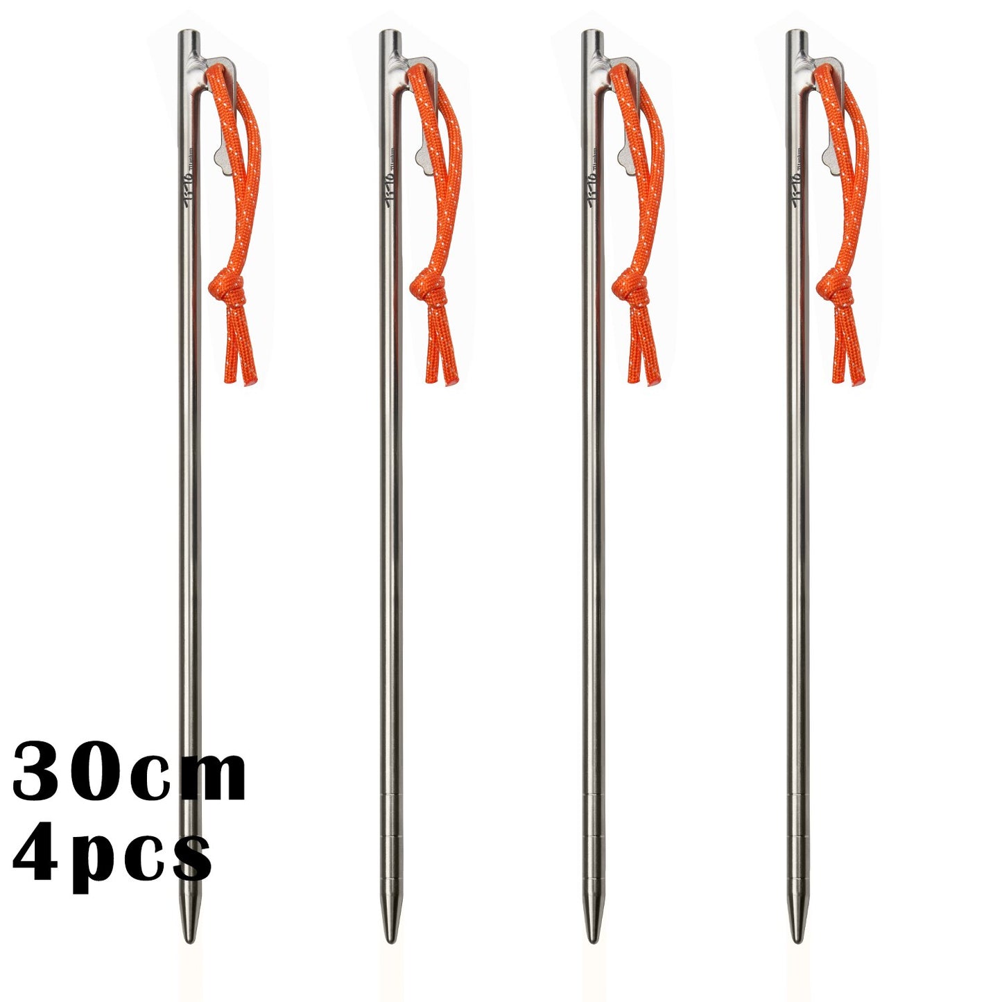 Superior Durability Titanium Alloy Tent Pegs For Camping, Awnings, Tarp Stakes For Hard Ground - 24CM/35CM/40CM